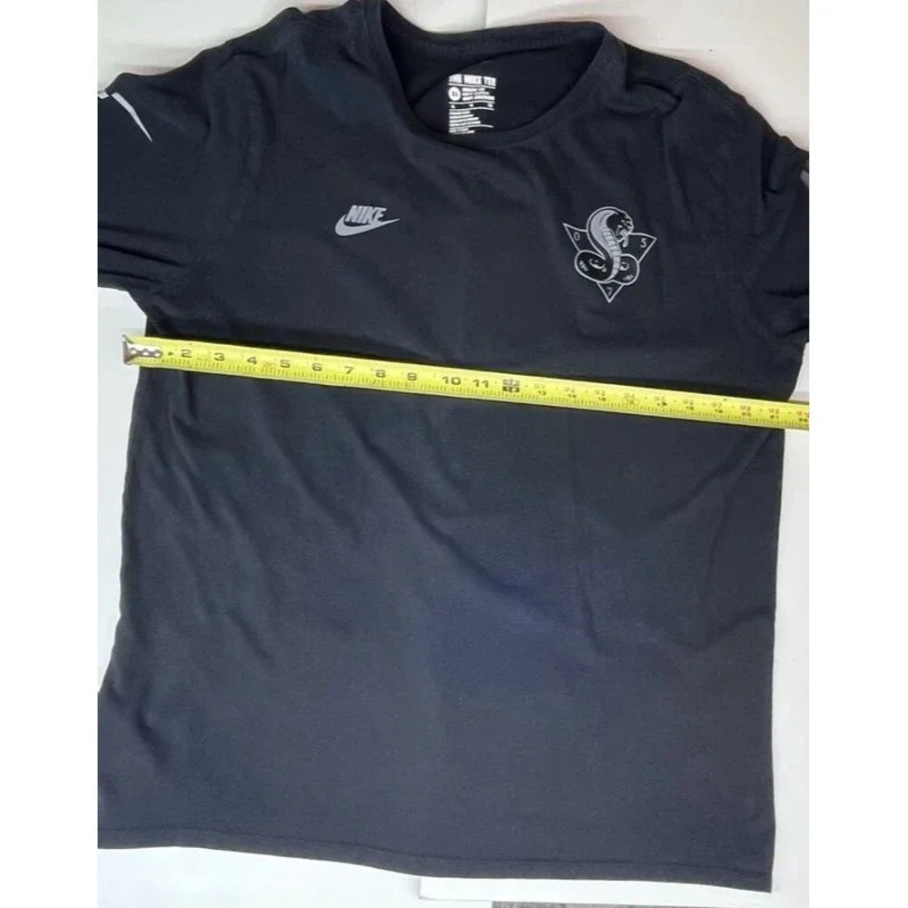 Nike L/S Tee Shirt AM Crew Snake Cobra Non Ducor Swoosh Cotton Black Men’s XL